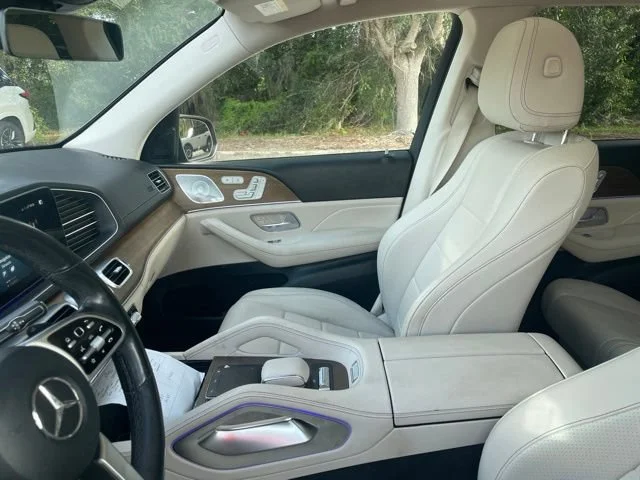 Used 2021 Beige Mercedes-Benz GLS 450 image 9