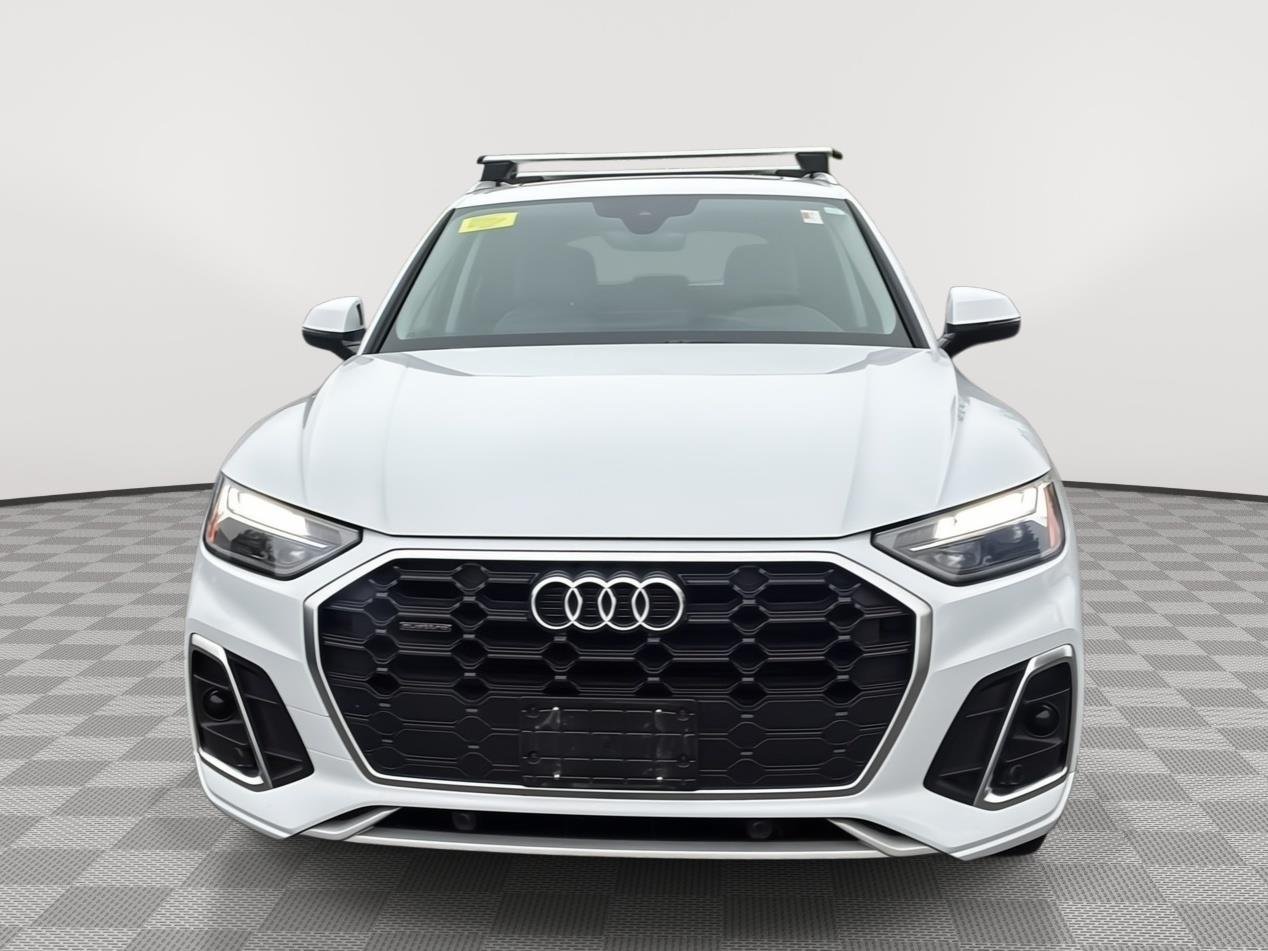 Used 2022 Glacier White Metallic Audi S line Premium image 2