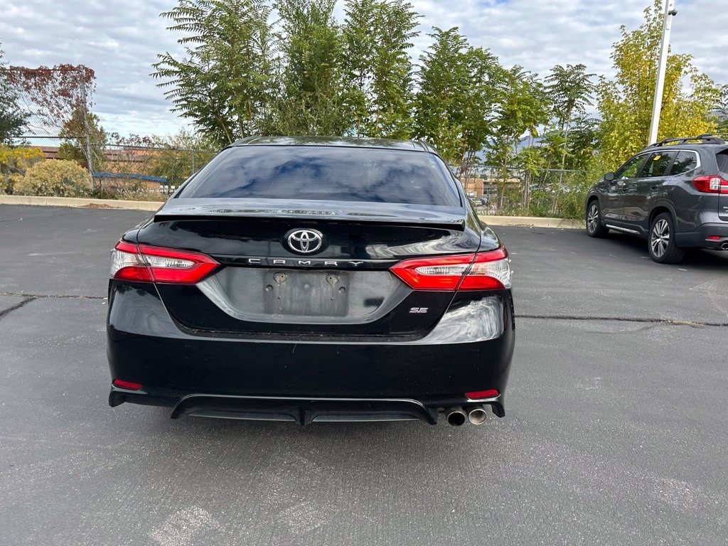 Used 2018 Midnight Black Metallic Toyota SE image 8