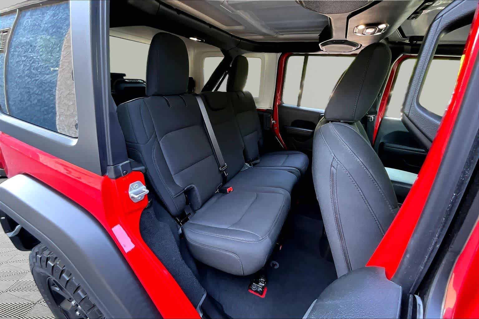 Used 2022 Firecracker Red Clearcoat Jeep Unlimited Willys Sport image 18