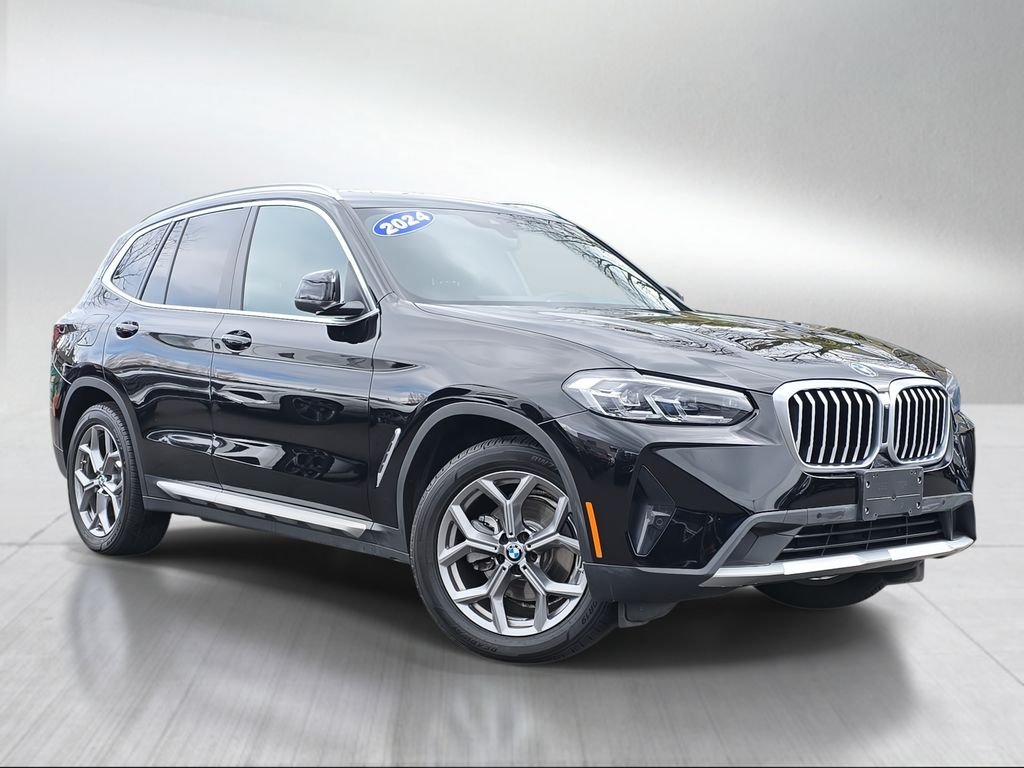 Used 2024 Black Sapphire Metallic BMW xDrive30i image 1