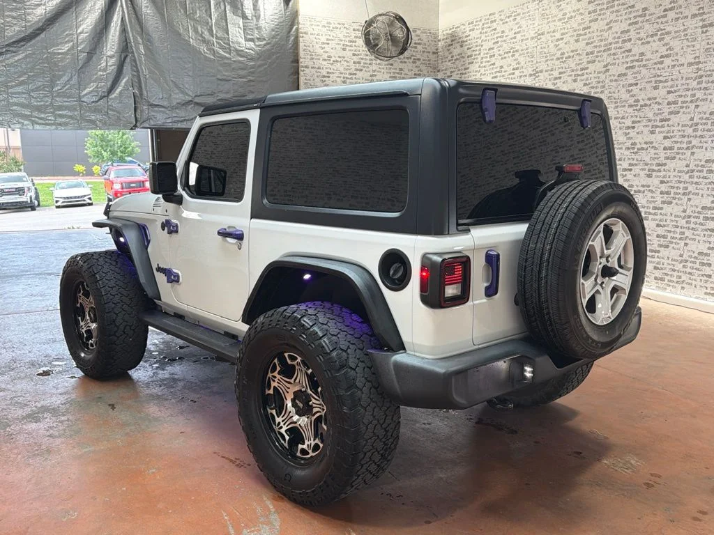 Used 2021 Bright White Clearcoat Jeep Sport S image 5