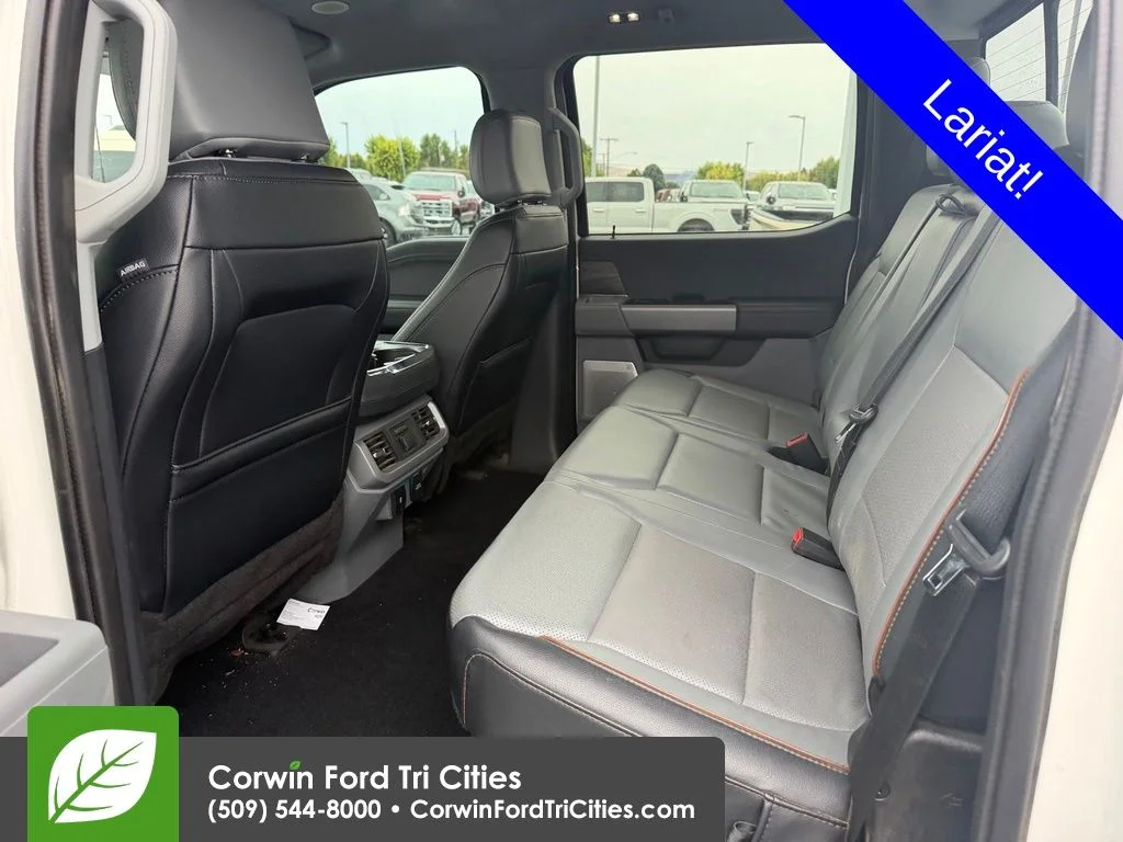Certified Used 2024 White Metallic Ford Lariat image 4