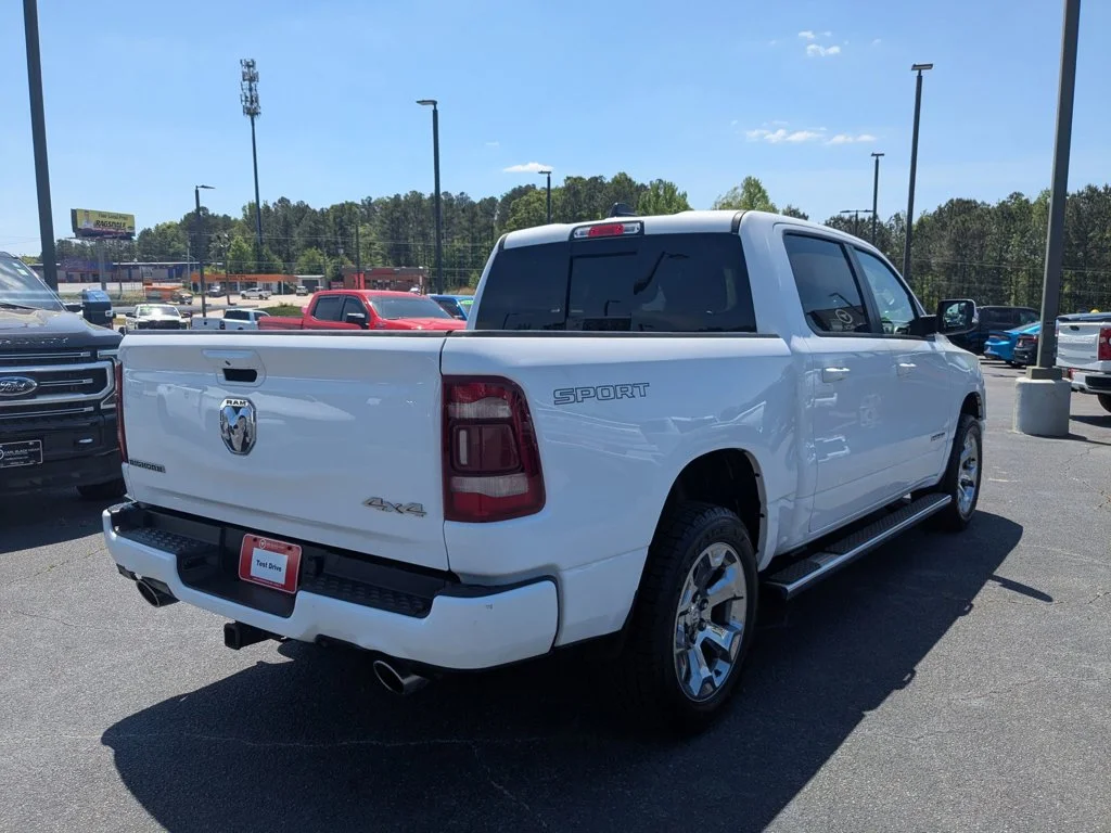 Used 2022 Bright White Clearcoat Ram Big Horn image 5