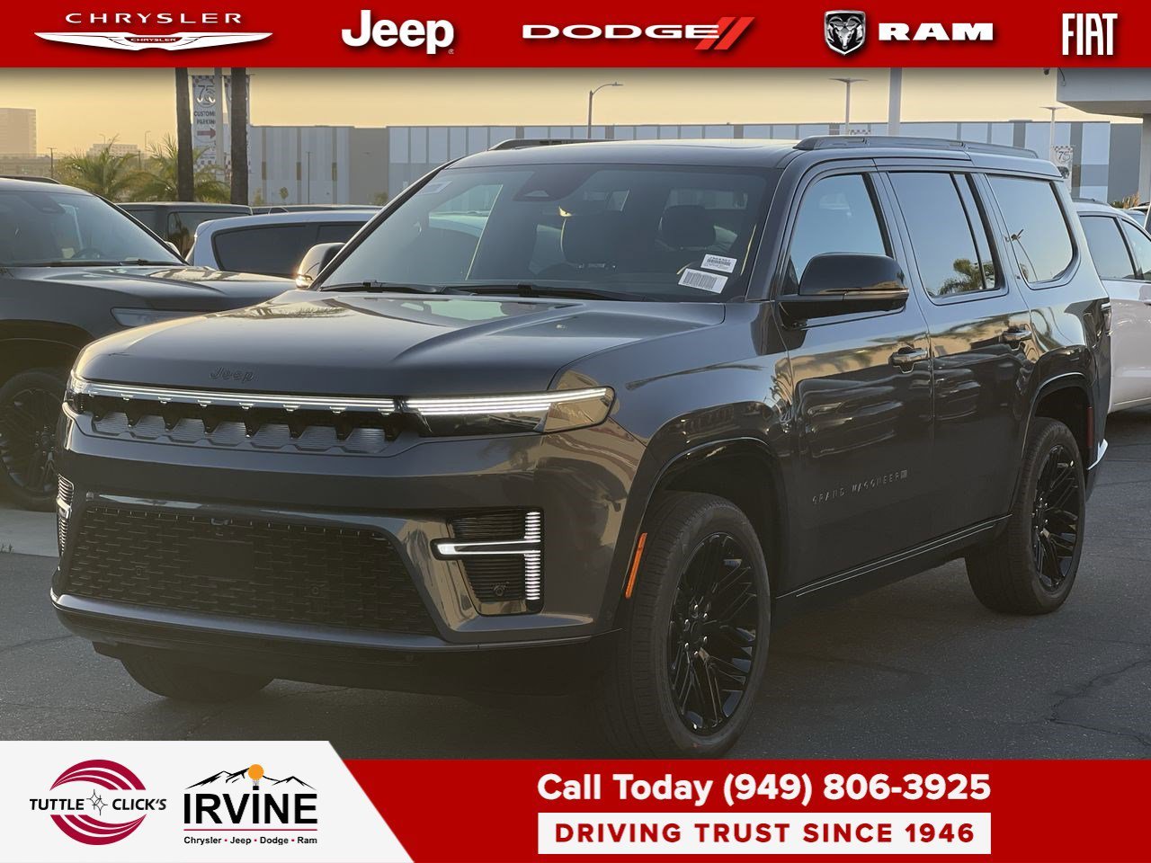 New 2026 Baltic-Gray Metallic Clear-Coat Exterior Paint Jeep Limited Reserve image 3