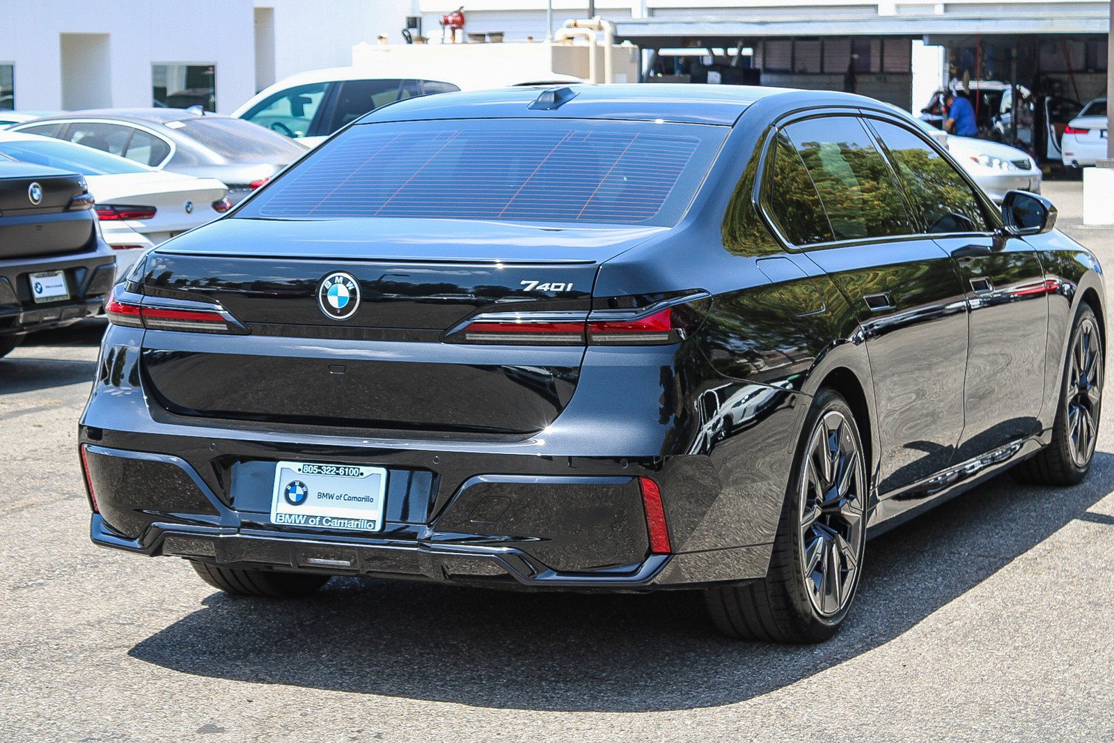 Used 2025 Black Sapphire Metallic BMW 740i image 6