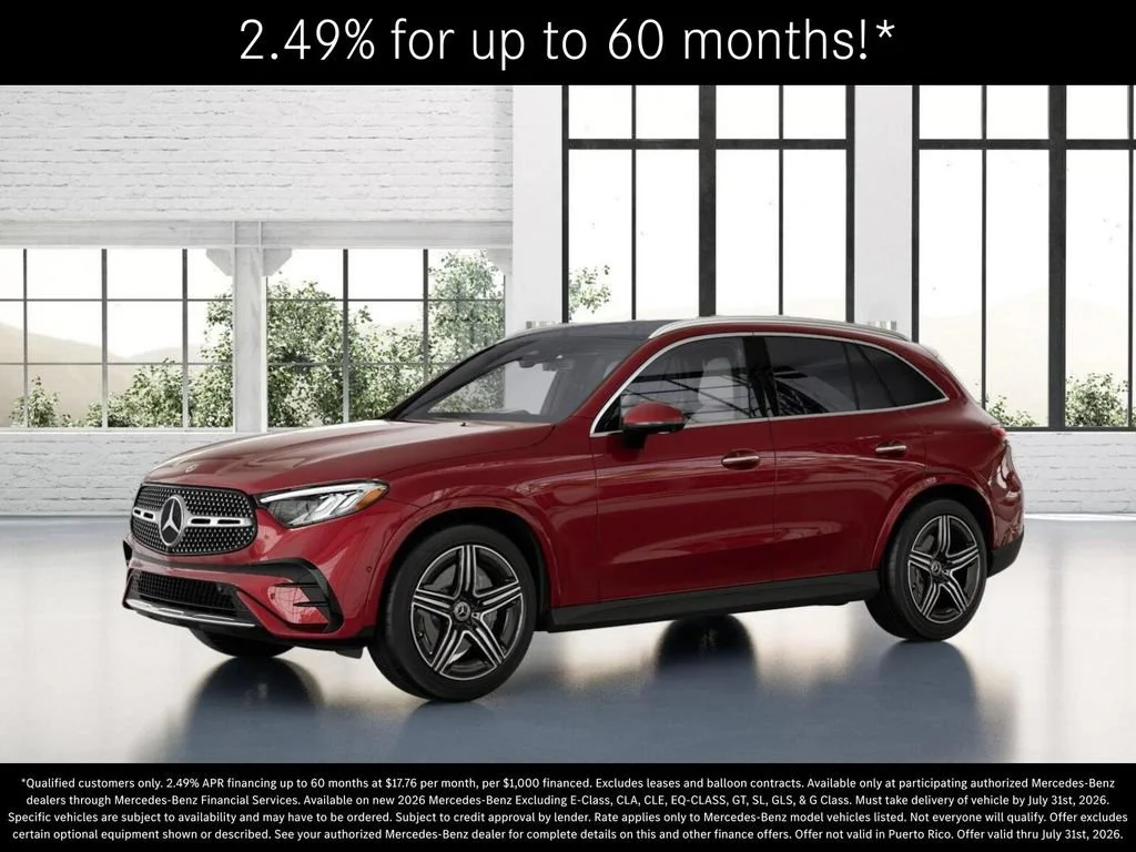 New 2026 MANUFAKTUR Patagonia Red Metallic Mercedes-Benz GLC 300 image 80