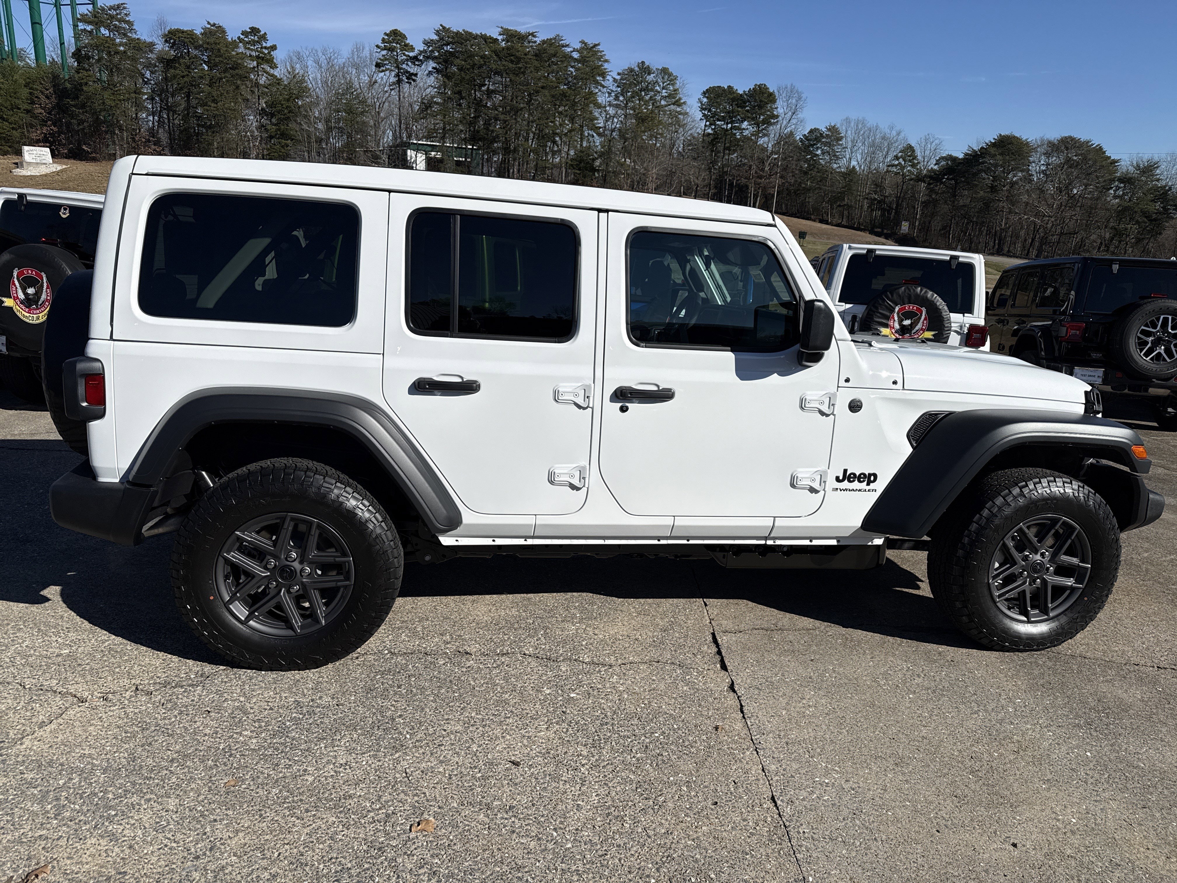 New 2026 Bright White Clearcoat Jeep Sport S image 8