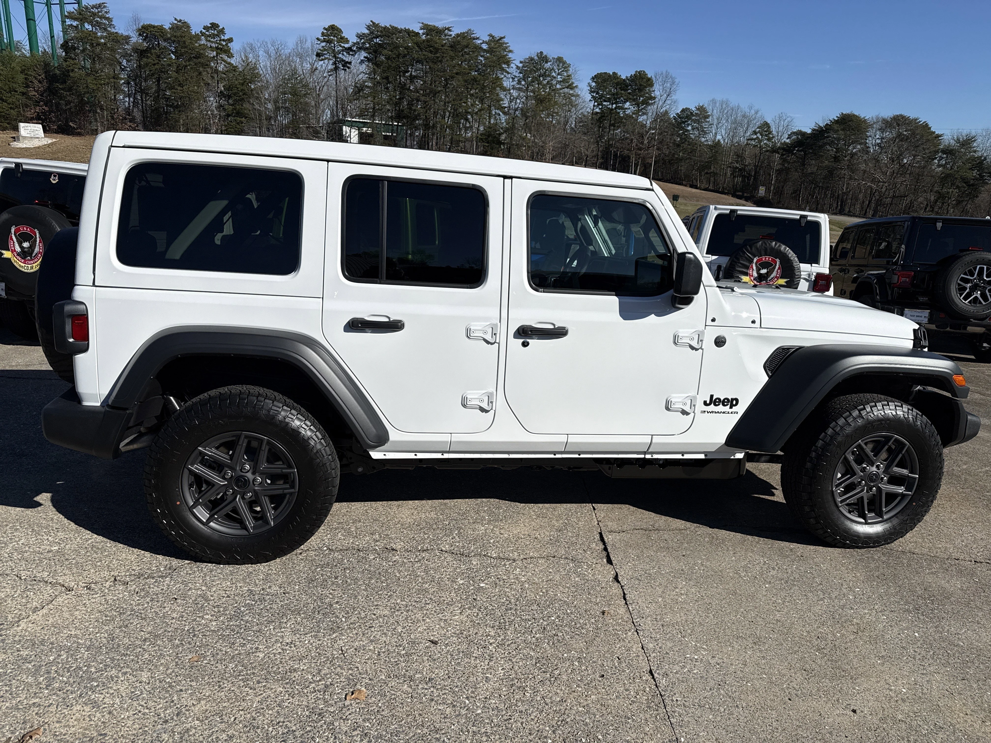 New 2026 Bright White Clearcoat Jeep Sport S image 8