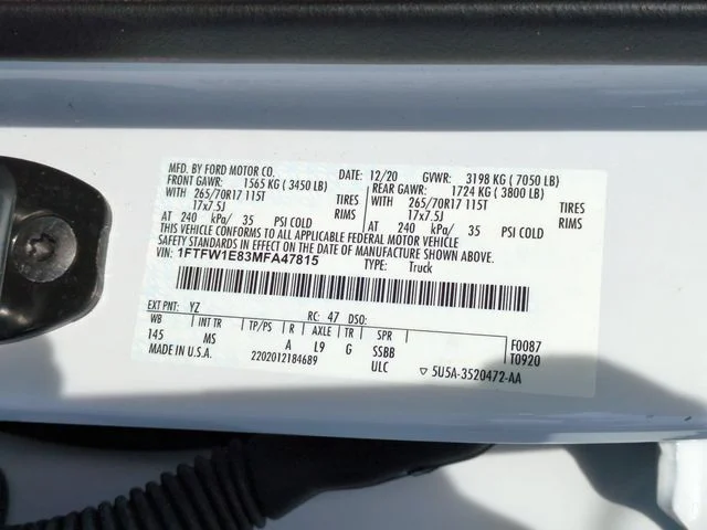 Used 2021 White Ford XLT image 34