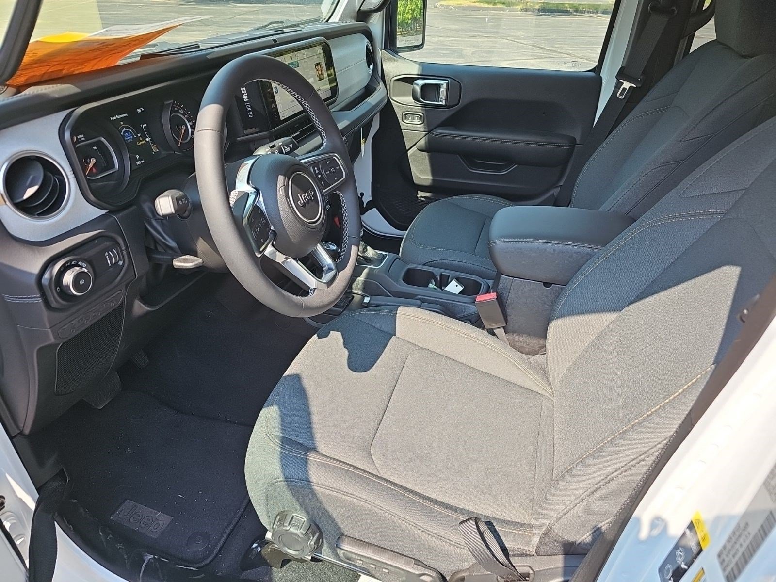 Certified Used 2025 Bright White Clearcoat Jeep Sahara image 17