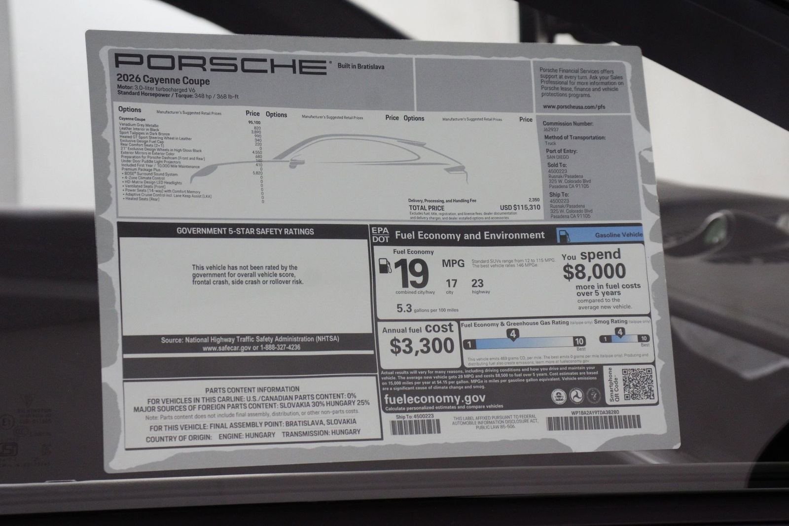 New 2026 Platinum Silver Metallic Porsche  image 25