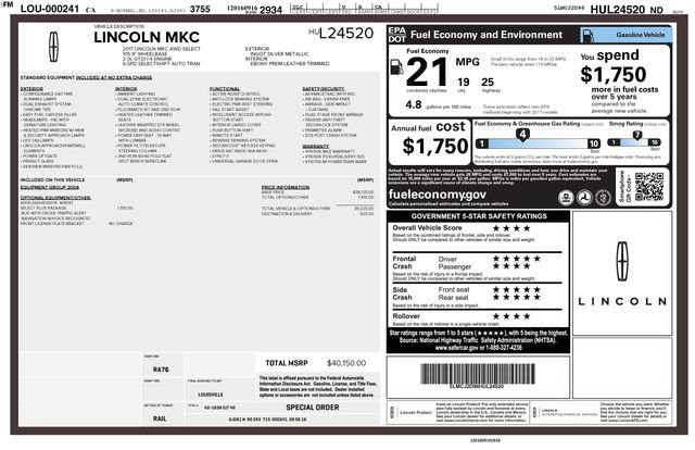 Used 2017 Ingot Silver Lincoln Select image 30