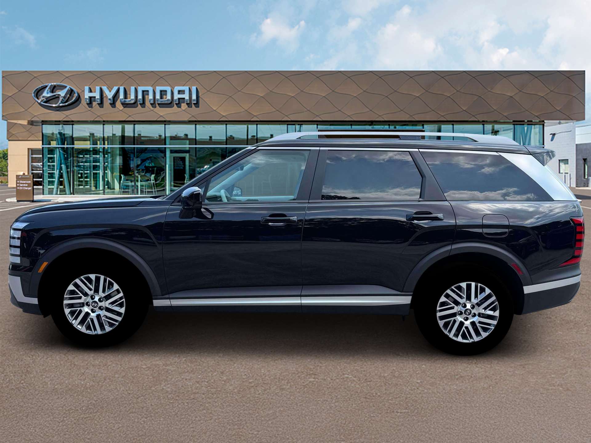 New 2026 Abyss Black Pearl Hyundai SEL AWD image 3