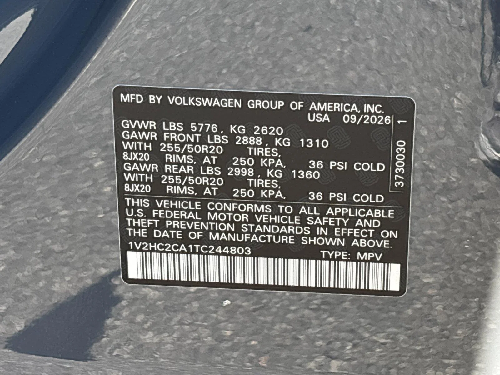 New 2026 Pure Gray Volkswagen 2.0T SE w/Technology image 11