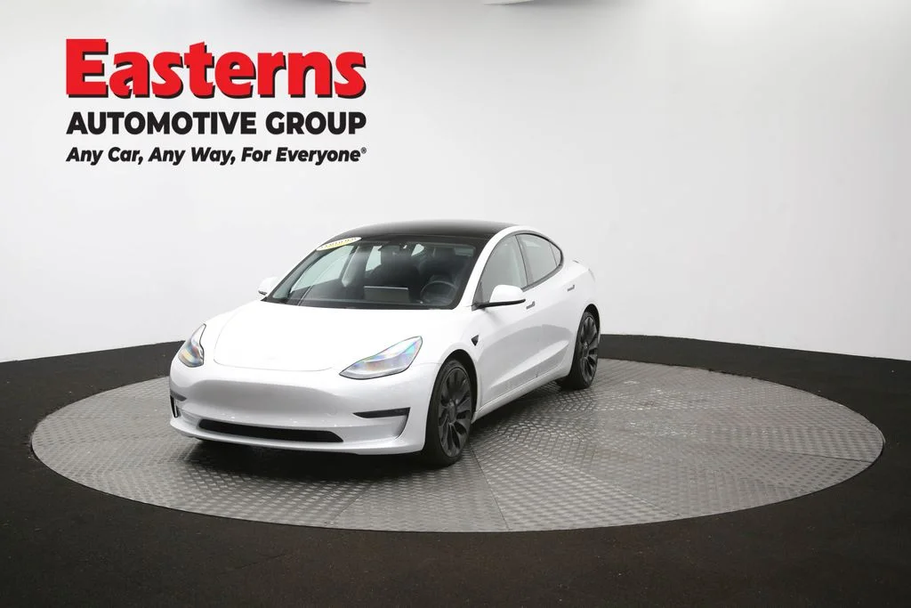 Used 2021 White Tesla Performance image 48