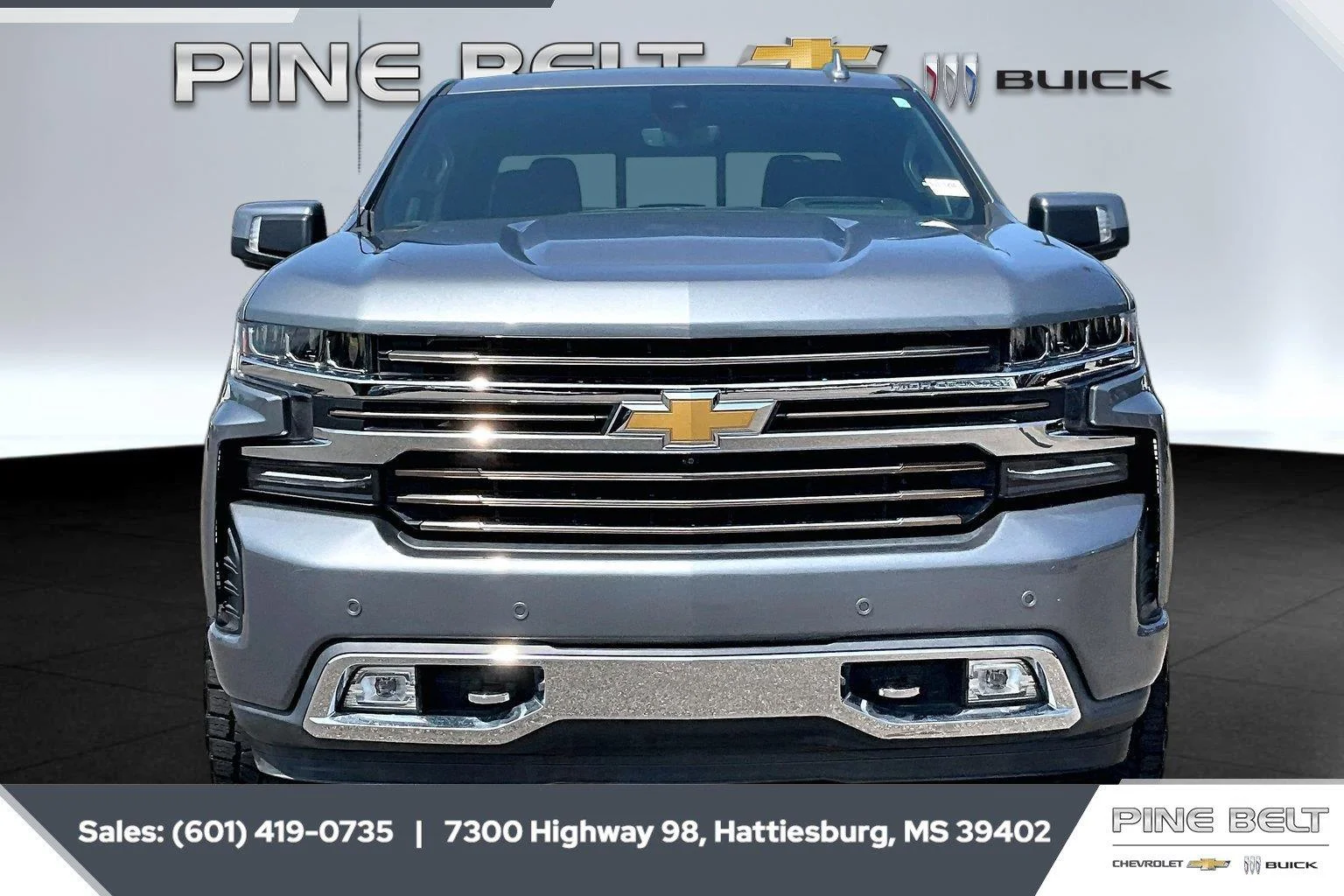 Used 2020 SATIN STEEL METALLIC Chevrolet High Country image 3