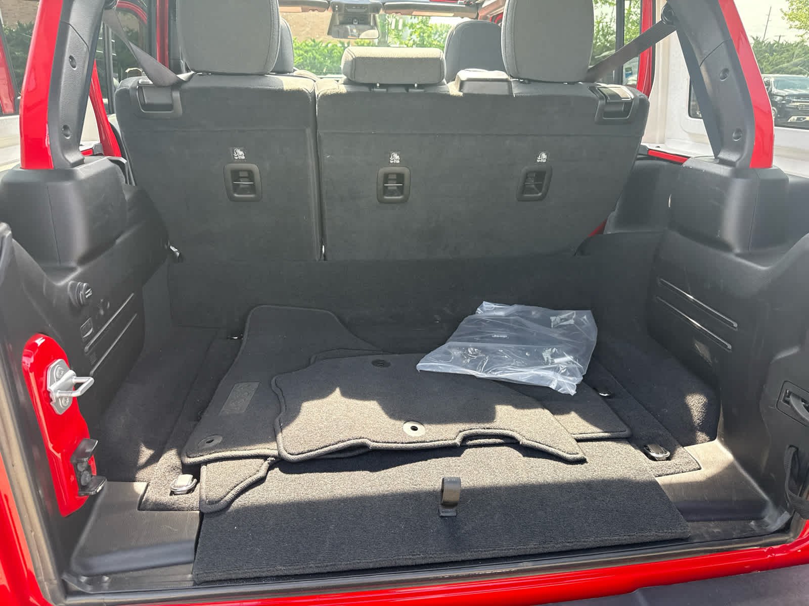Used 2025 Firecracker Red Clearcoat Jeep Sahara image 13