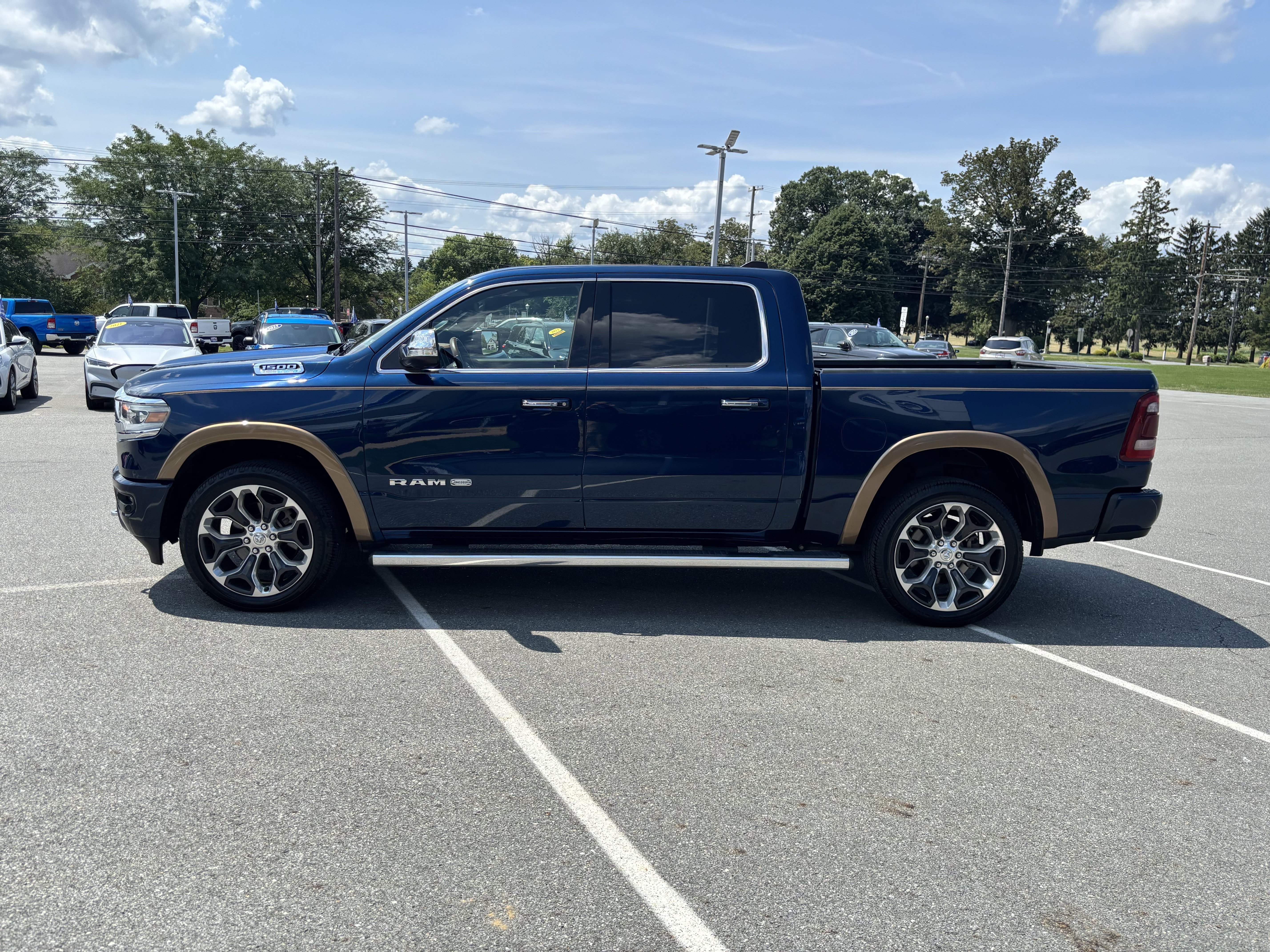 Used 2022 Patriot Blue Pearlcoat Ram Longhorn image 4