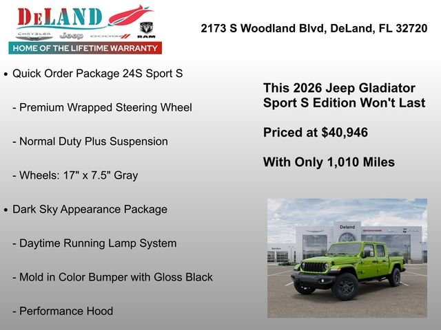 New 2026 Mojito Exterior Paint Jeep Sport S image 12