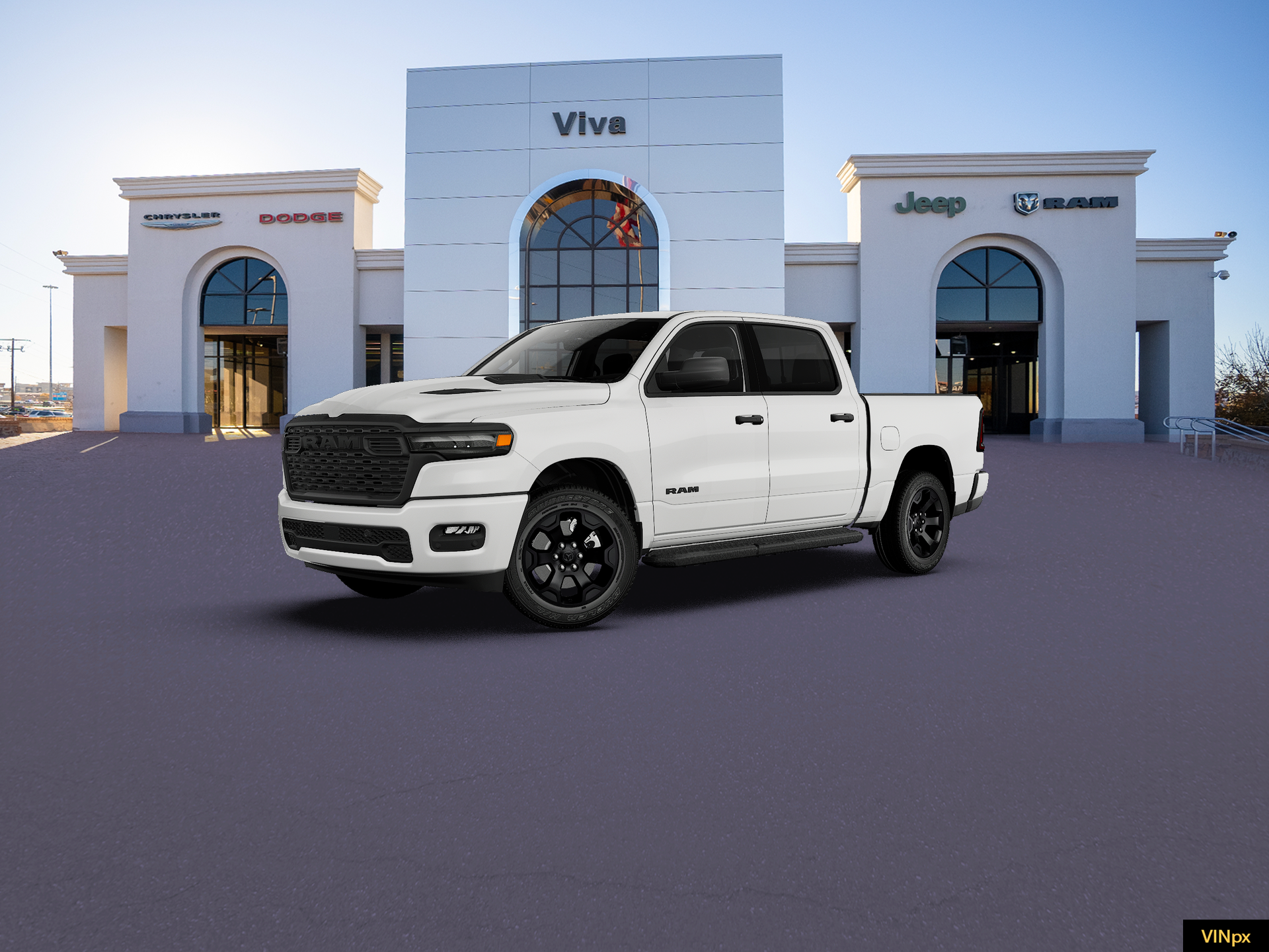 New 2027 Bright White Clearcoat RAM  image 2