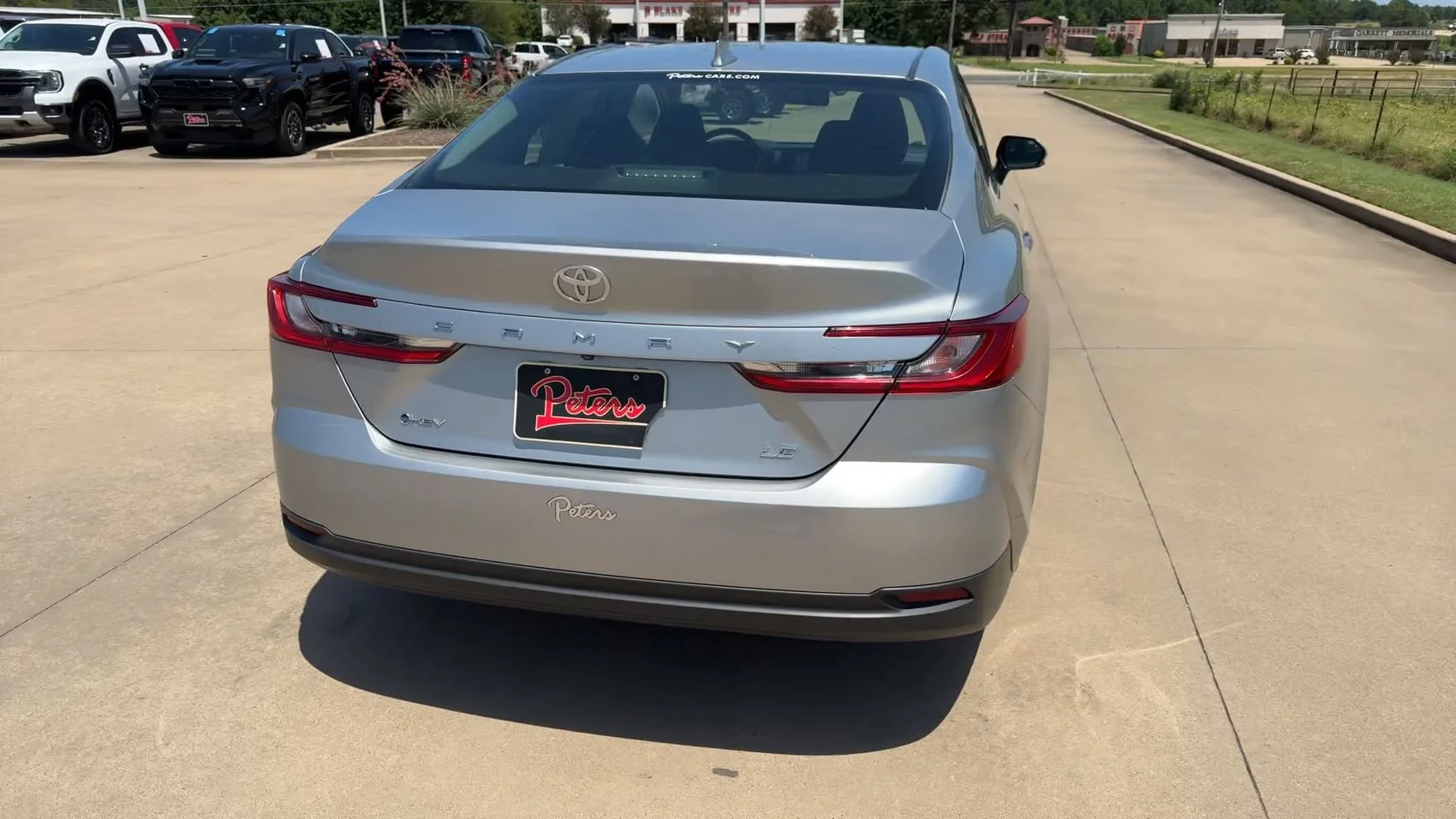 Used 2025 Celestial Silver Metallic Toyota LE image 8