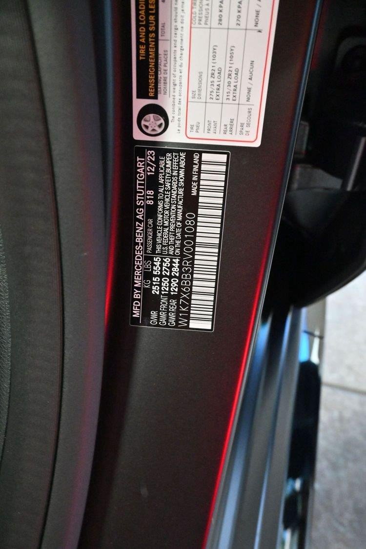 Used 2024 MANUFAKTUR Graphite Grey Magno Mercedes-Benz AMG® GT 53 image 34