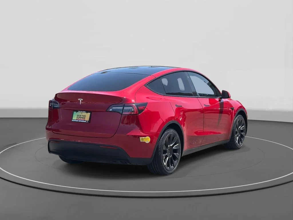 Used 2021 Red Multi-Coat Tesla Standard Range image 5