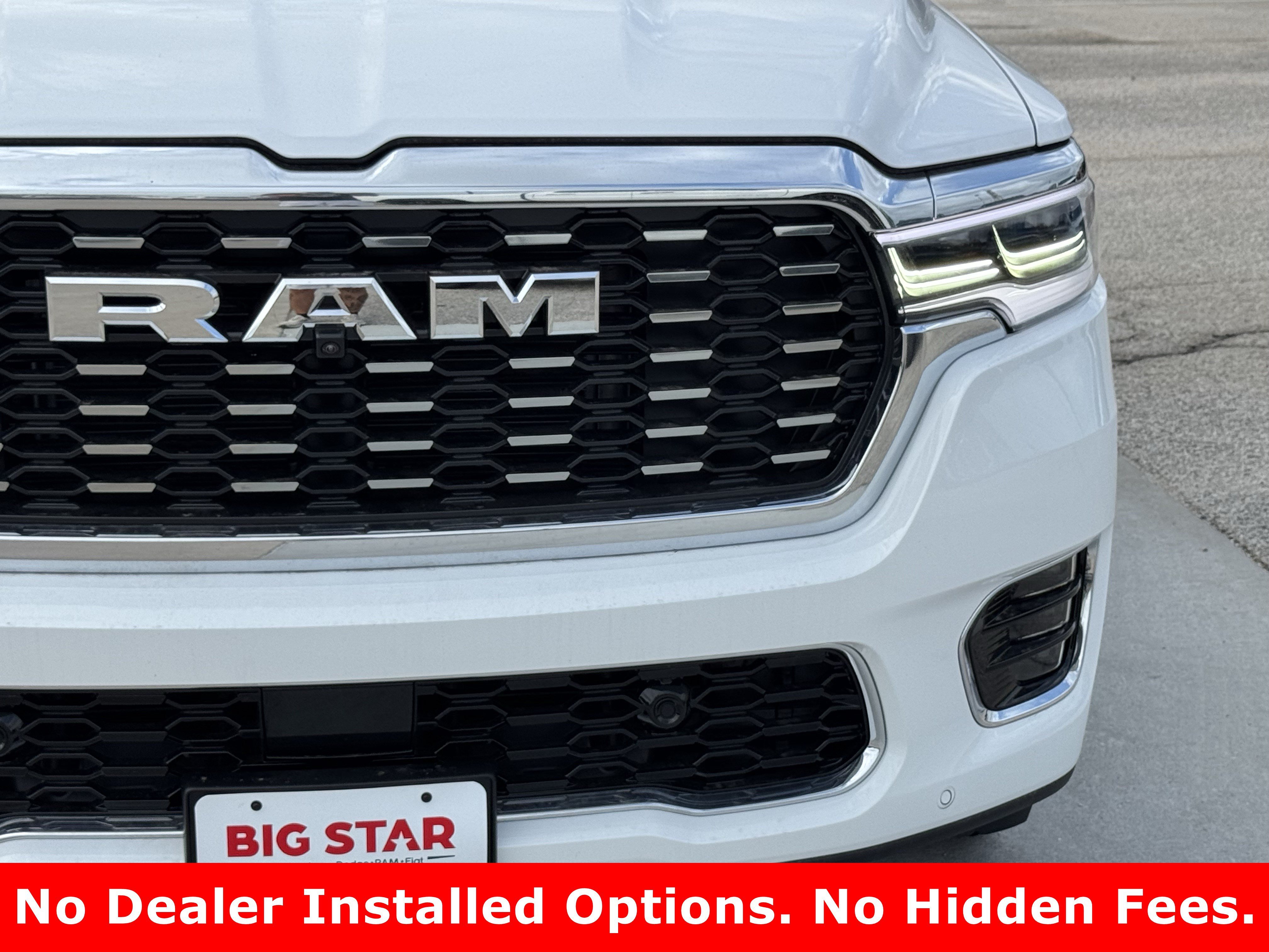 New 2026 Bright White Clear-Coat Exterior Paint RAM Tungsten image 4