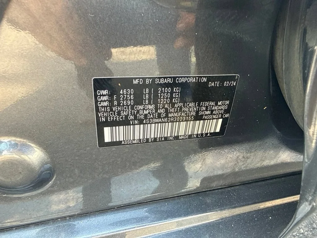 Used 2024 Gray Subaru Limited image 38