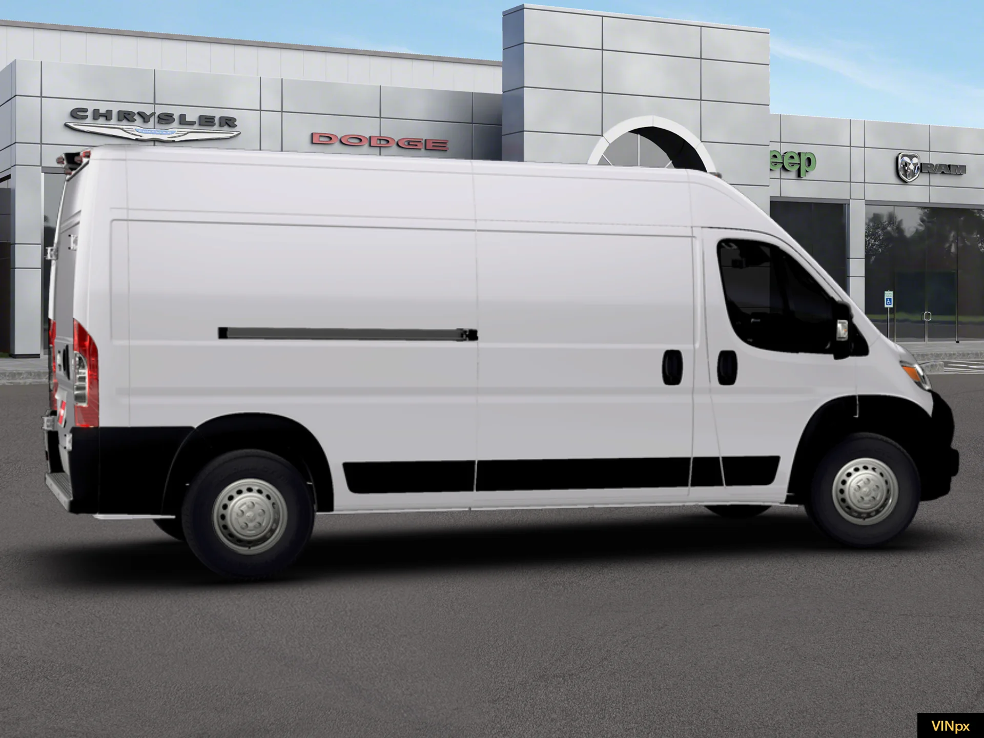 New 2026 Bright White Clear-Coat Exterior Paint Ram Tradesman image 27