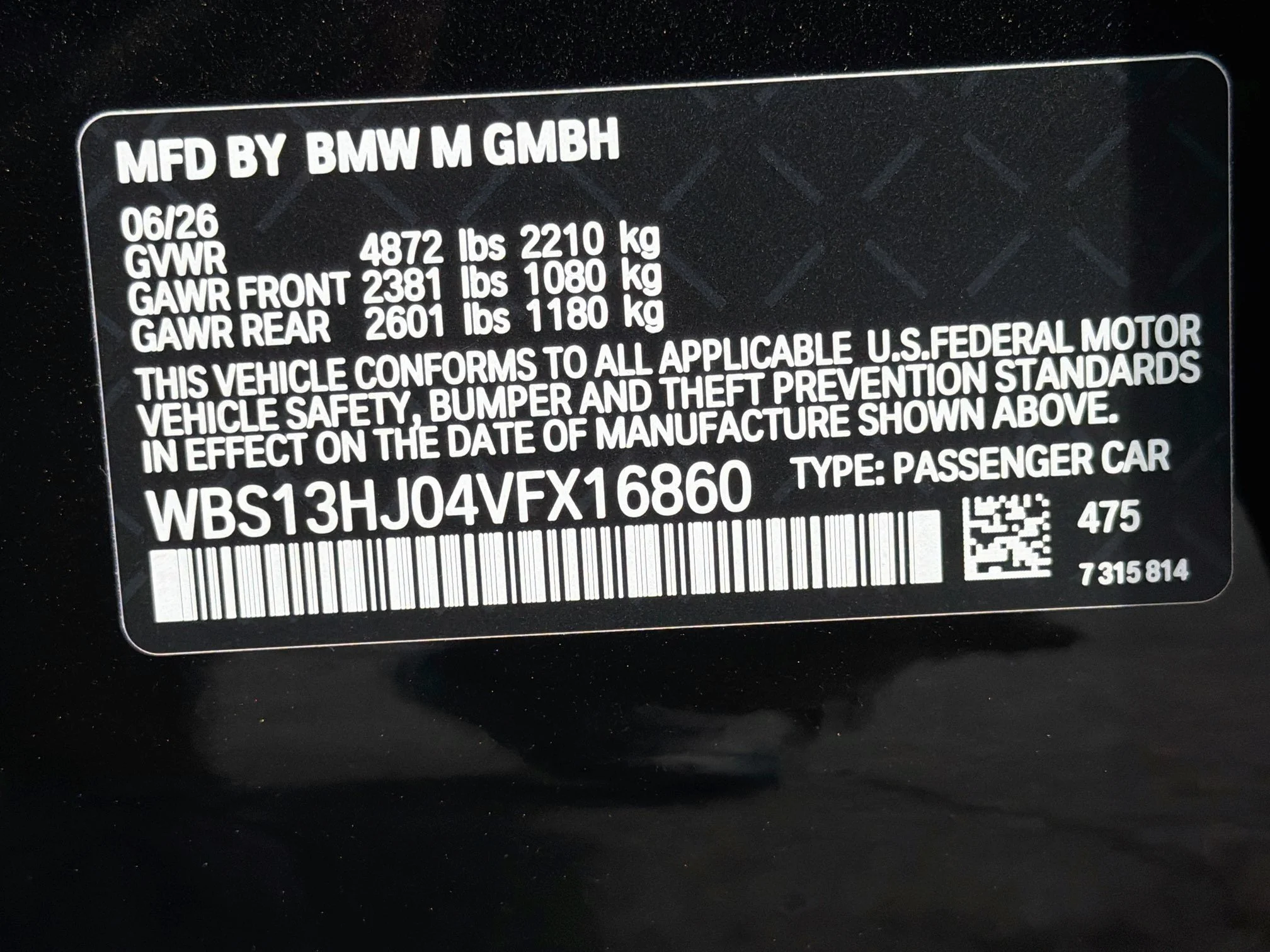 New 2027 Black Sapphire Metallic BMW  image 42