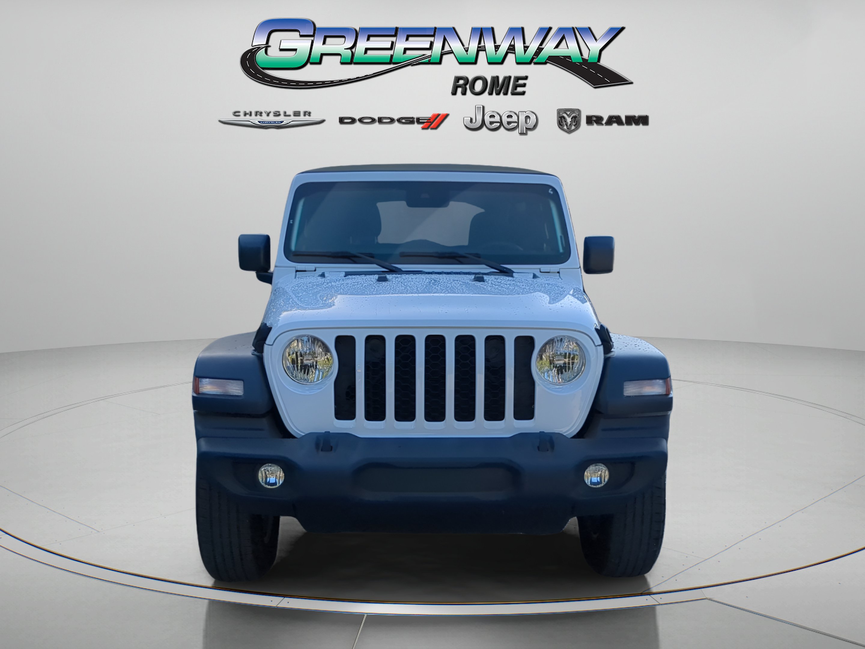 Used 2024 Bright White Clearcoat Jeep Sport S image 7