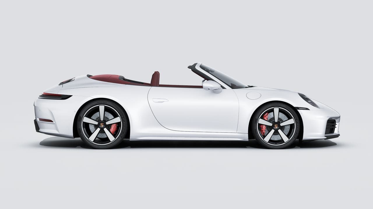 New 2026 Ice Grey Metallic Porsche Carrera 4S Cabriolet image 6