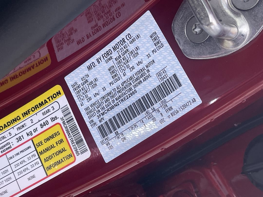 New 2026 Ruby Red Metallic Tinted Clearcoat Ford Big Bend image 12
