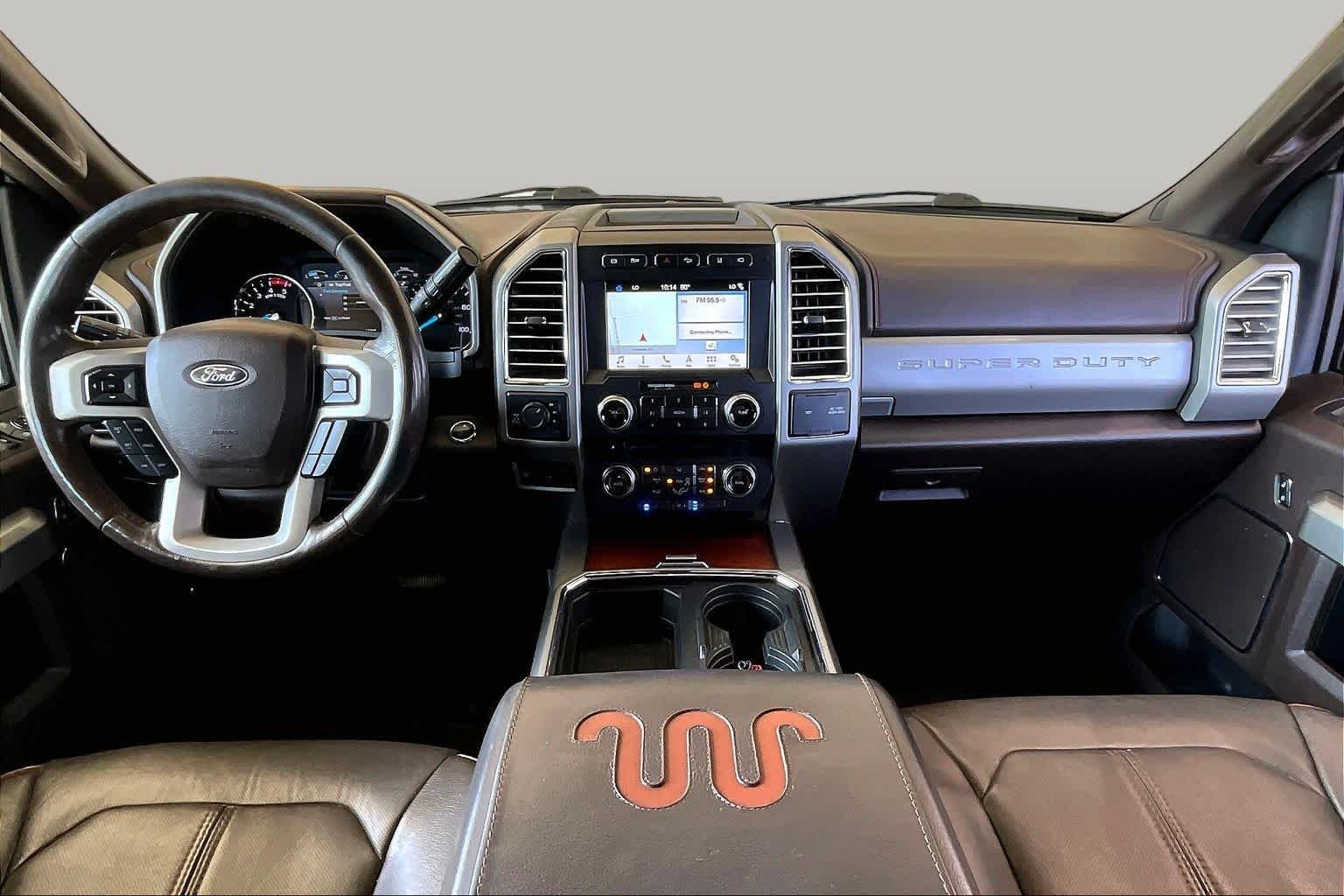 Used 2017 White Platinum Metallic Tri-Coat/Caribou Ford King Ranch image 15