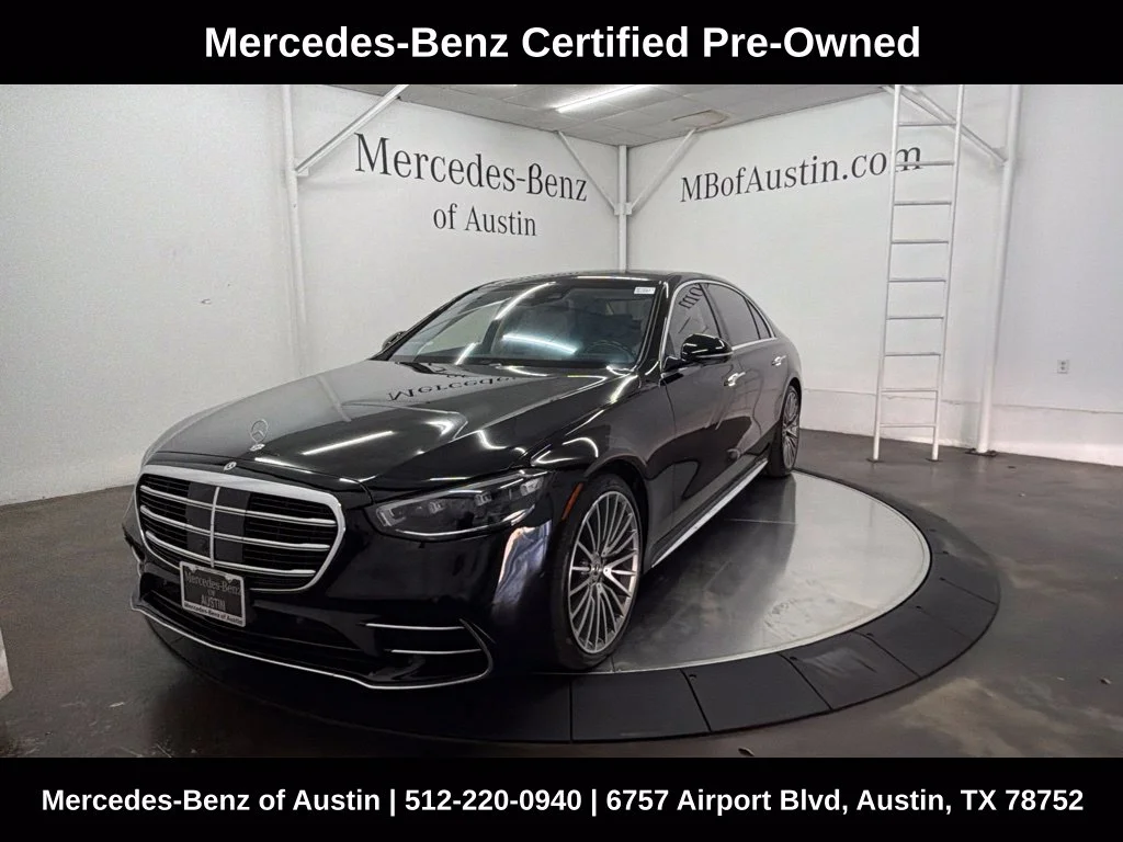 Certified Used 2023 Black Mercedes-Benz S 500 image 1