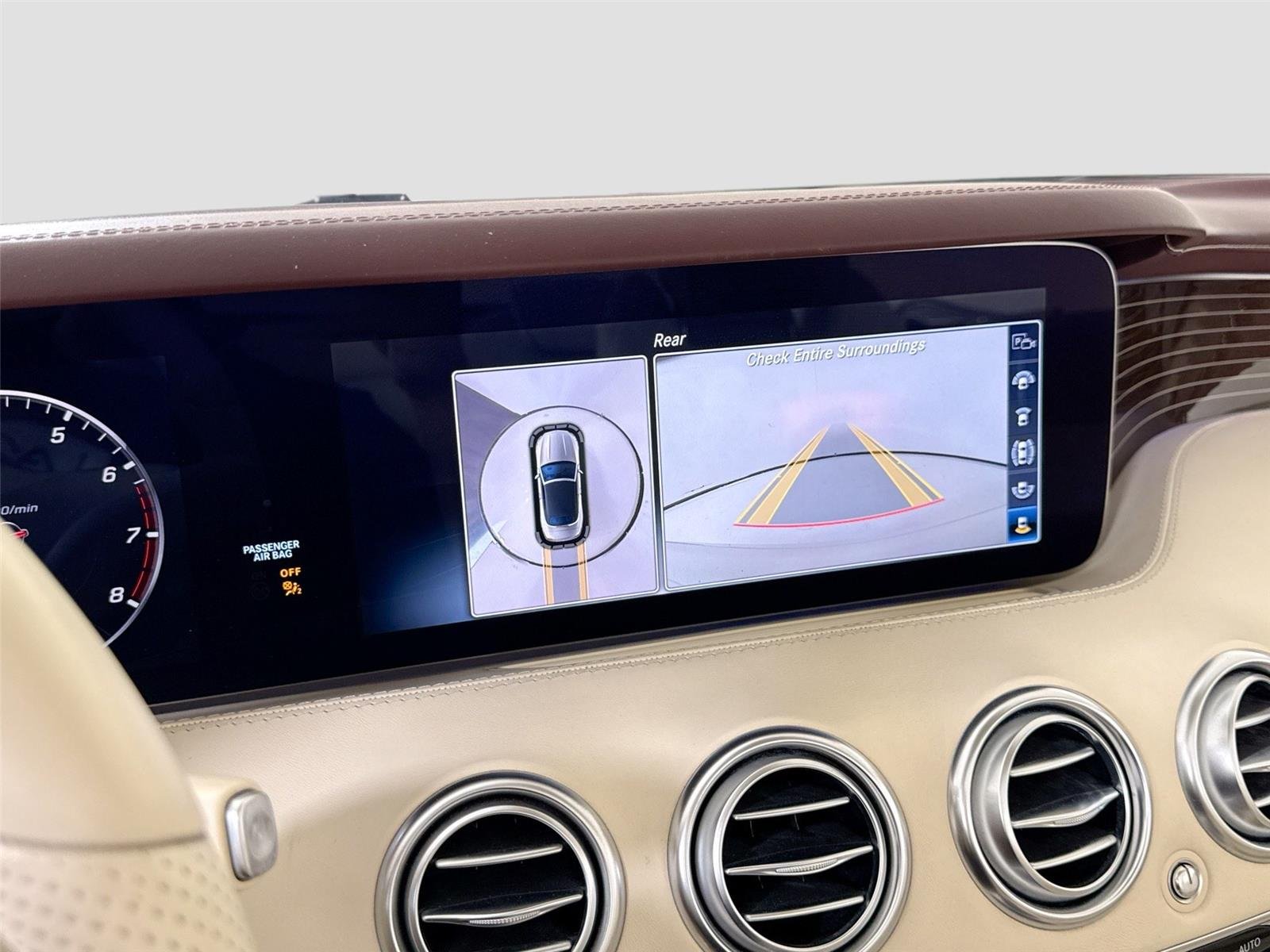 Used 2019 designo Cashmere White Magno (Matte Finish) Mercedes-Benz S 560 Cabriolet | AMG® Line | Premium Pkg | Driver Assist Pkg image 21