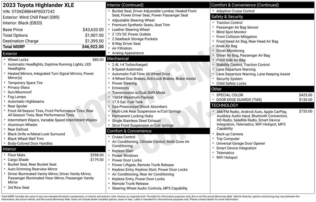Used 2023 Beige Toyota XLE image 27