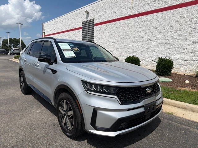 Used 2021 Silver Kia EX image 1