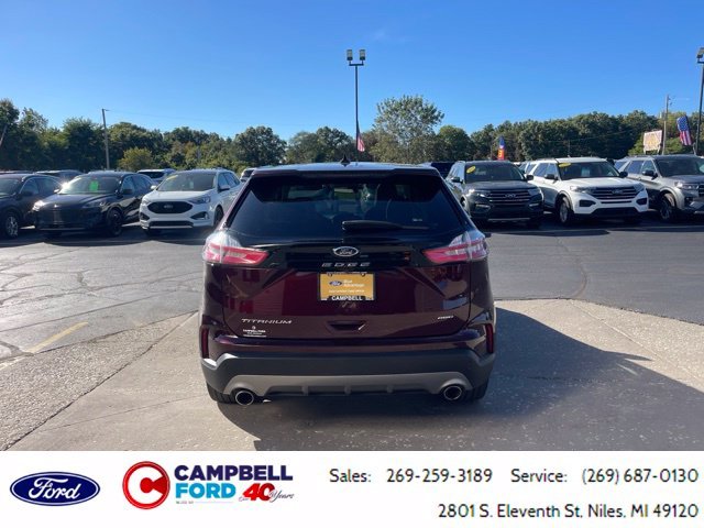 Certified Used 2023 Burgundy Ford Titanium image 4
