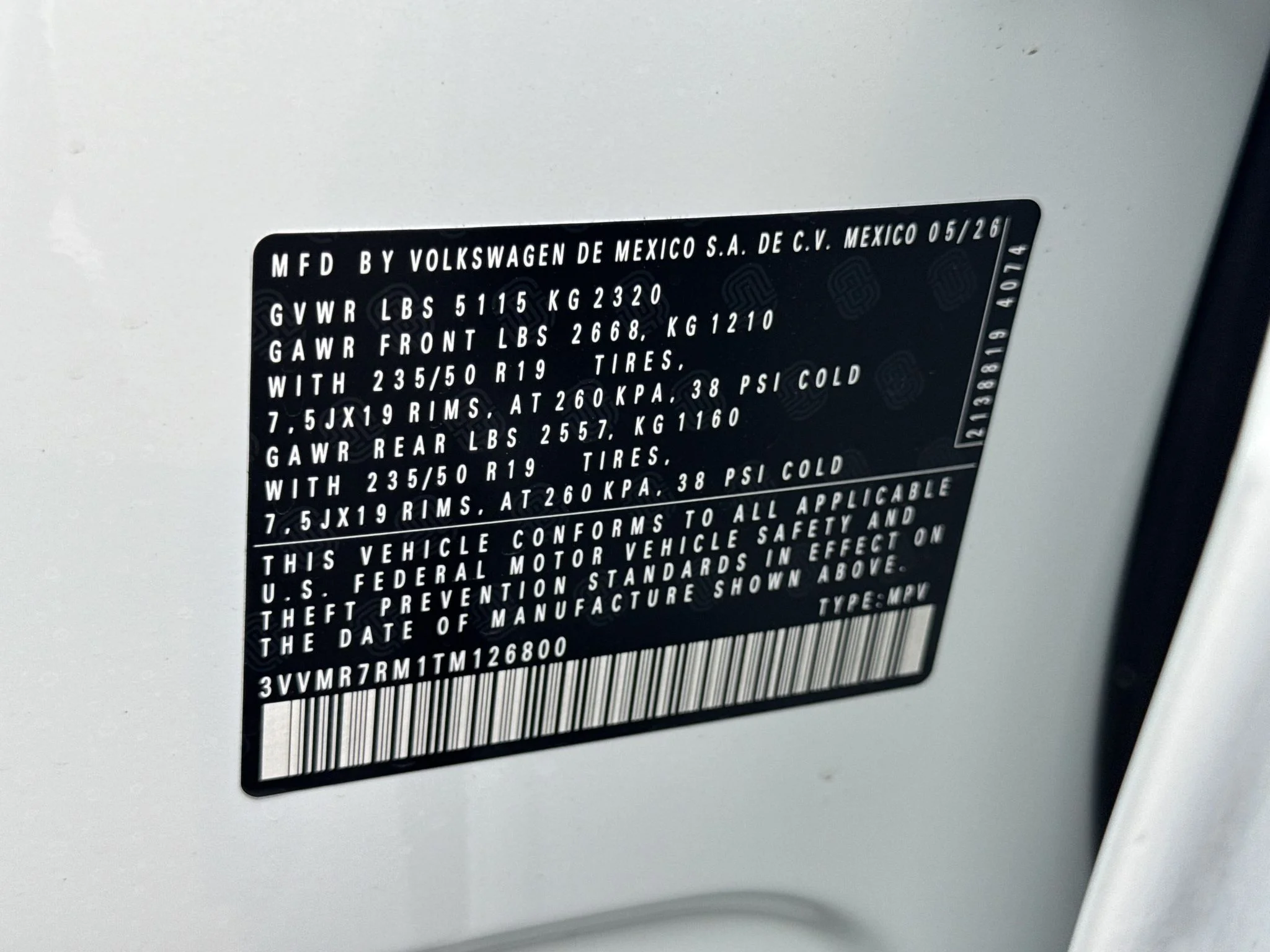 New 2026 Pure White Volkswagen SE image 34