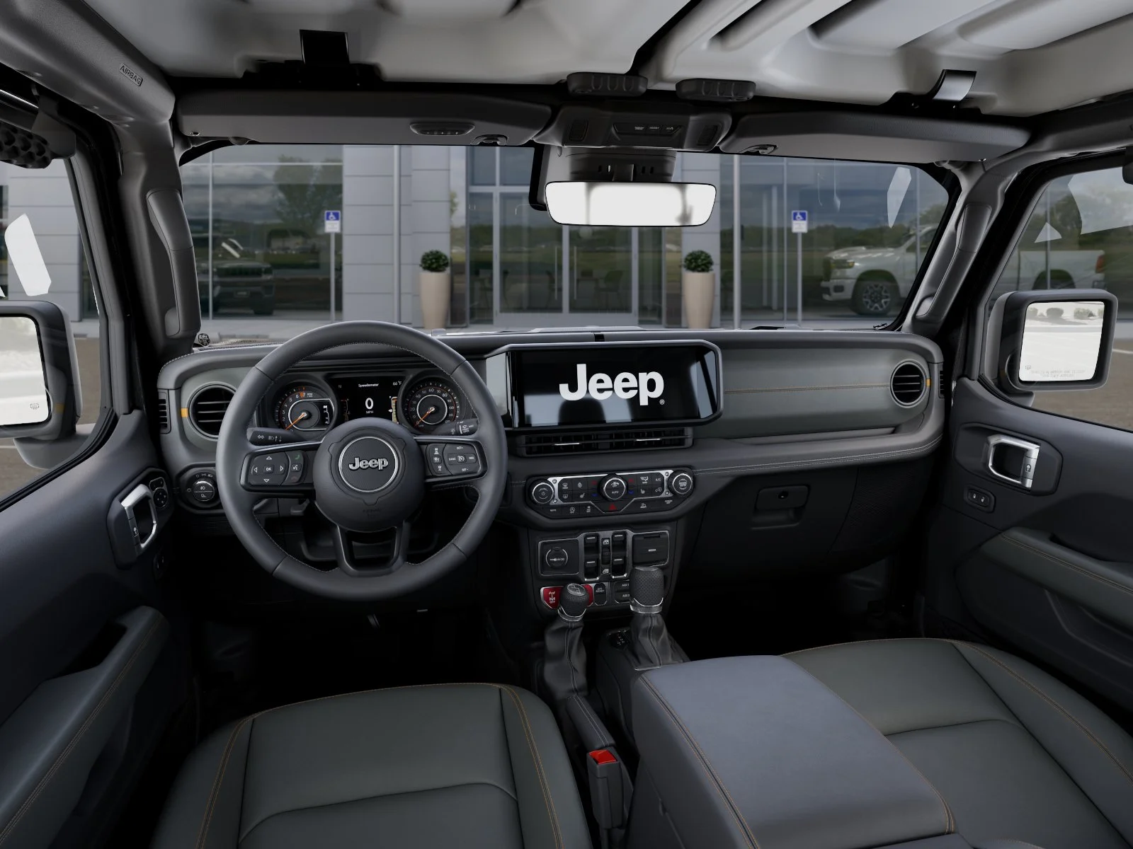 New 2026 Granite Crystal Metallic Clear-Coat Exterior Paint Jeep Mojave X image 40