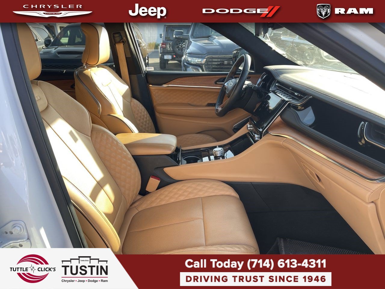 Used 2023 Bright White Clearcoat Jeep Summit Reserve image 16