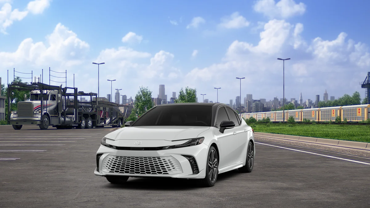 New 2026 Wind Chill Pearl with Midnight Black Metallic roof Toyota XSE image 18