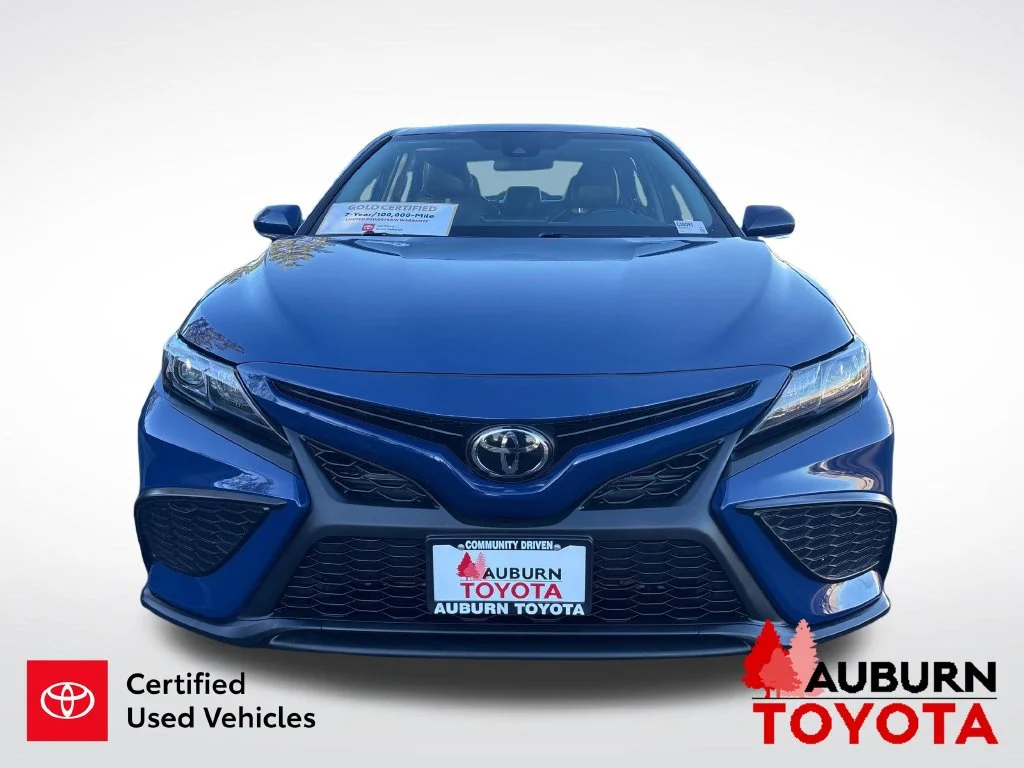 Certified Used 2023 Reservoir Blue Toyota SE image 3