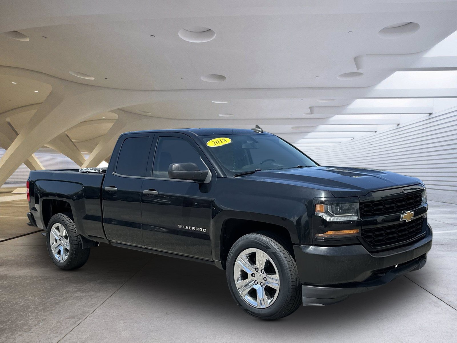 Used 2018 Black Chevrolet Custom image 1