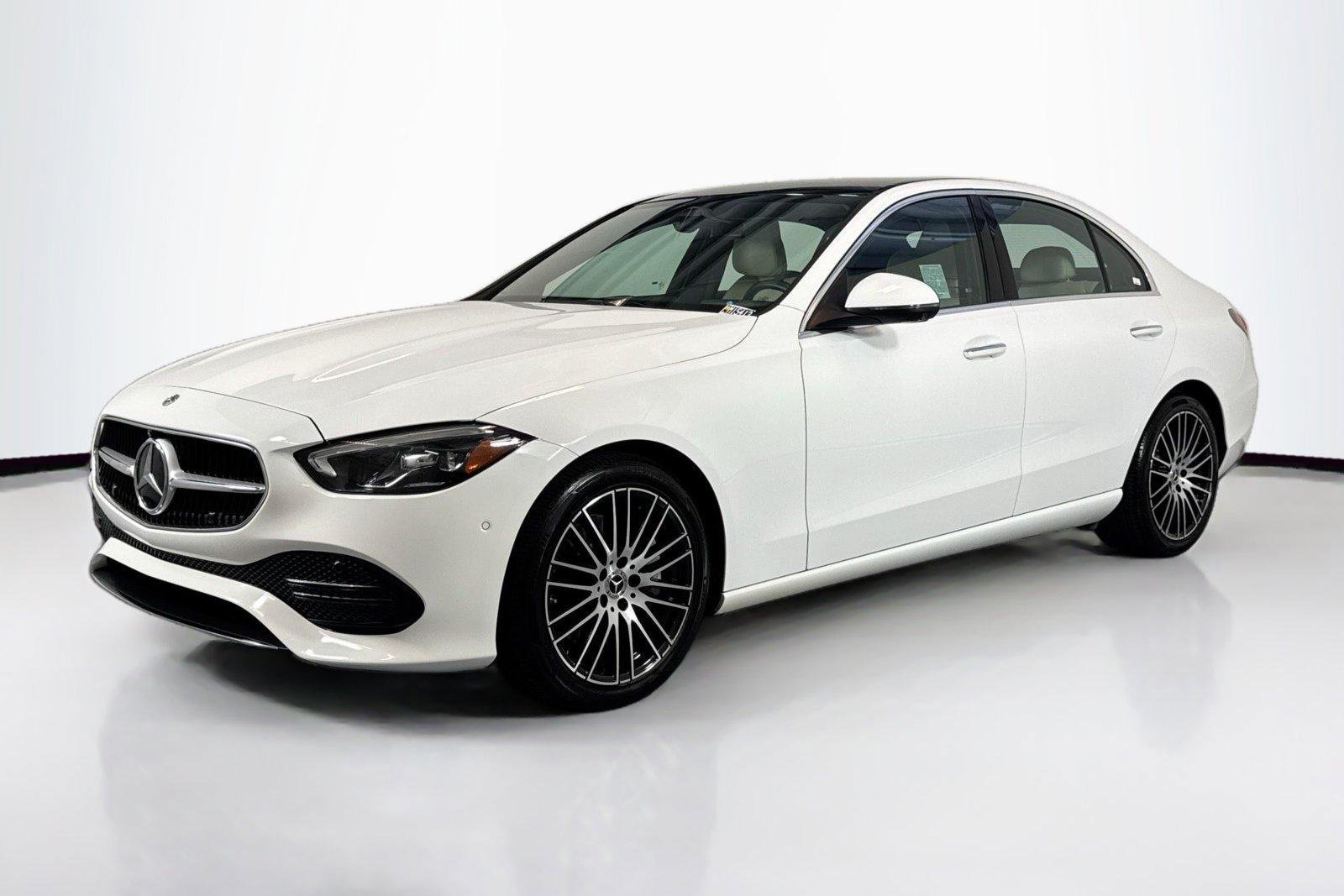 Used 2023 Polar White Mercedes-Benz C 300 image 1
