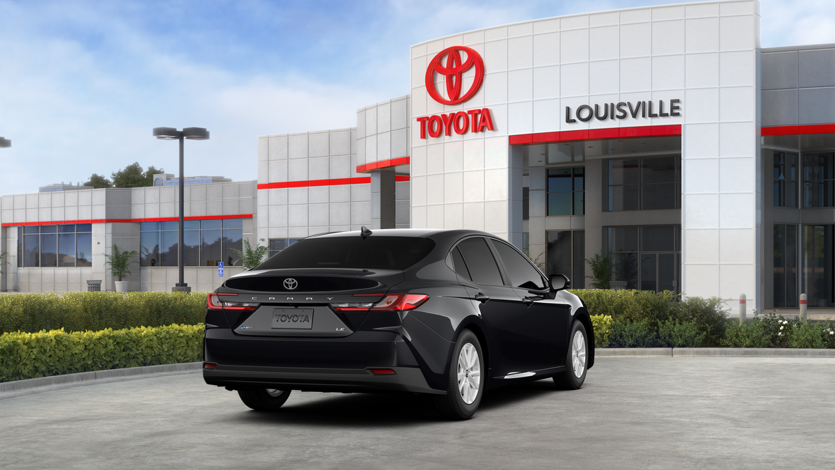 New 2026 Midnight Black Metallic Toyota LE image 9