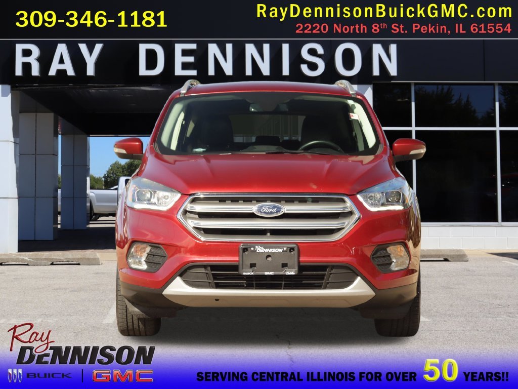 Used 2017 Ford Escape Titanium with VIN 1FMCU9J96HUD60389 for sale in Pekin, IL